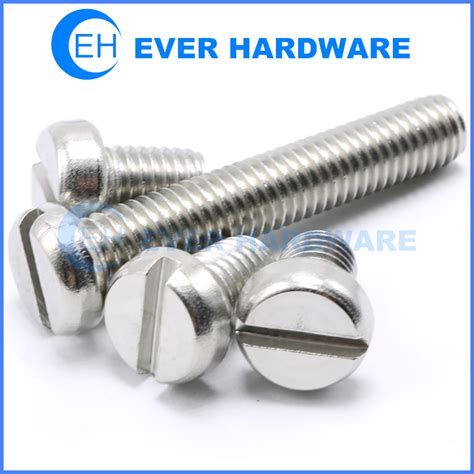 Pan Head Slotted Bolt Manufacturers & Suppliers 